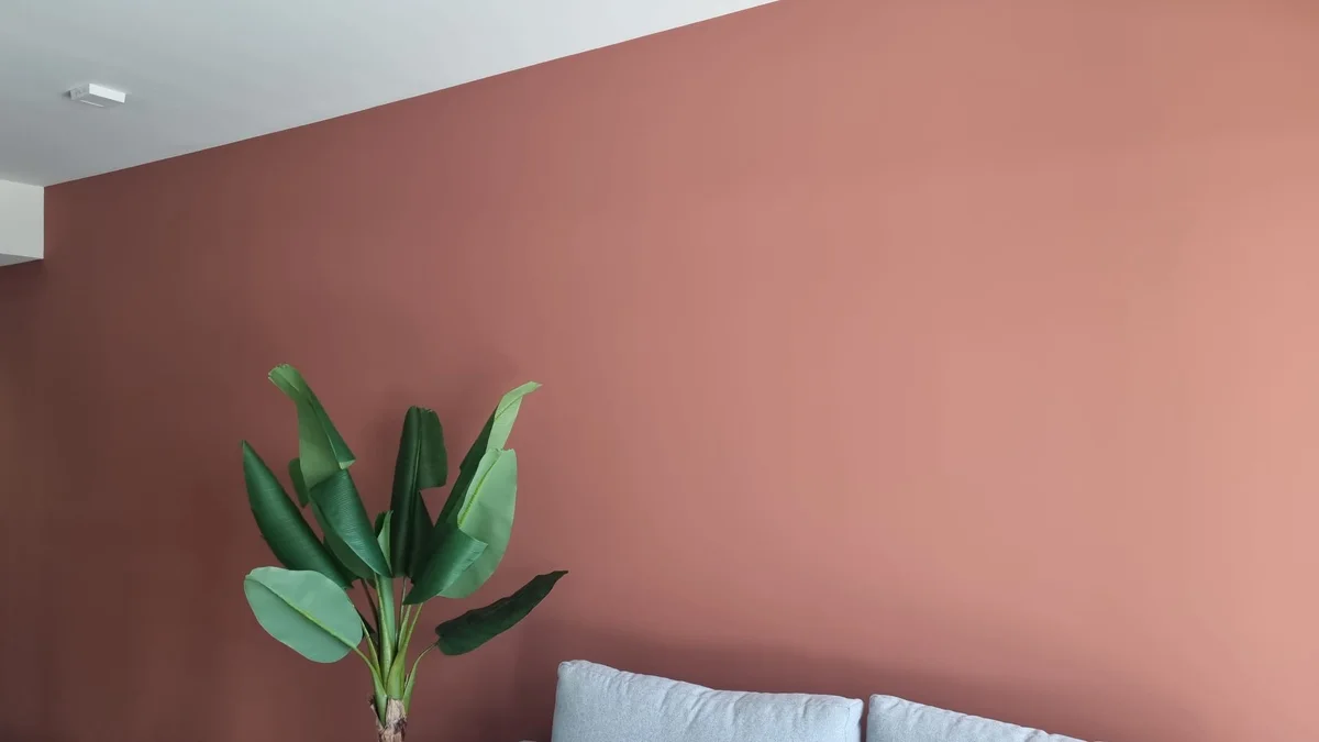Detail van een ingerichte nieuwe woning